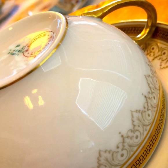 EUC- Pristine PL Limoges France, M. Redon Teacup & Saucer - Picture 13 of 13